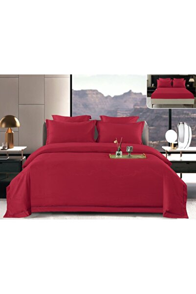 Casa de Vis Double bed linen set, satin cotton, 180x200 cm, 6 pcs, elastic, PSS-30