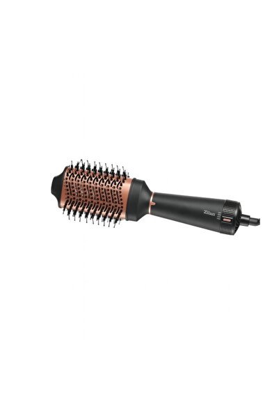Zilan ZLN 8825 Aphrodite Fixed Electric Hair Brush, 1200W, 3-Speed/Temp, 360° Cord, Black