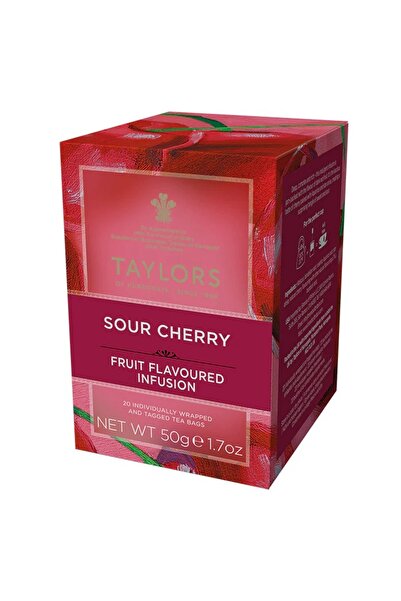 TAYLORS Cherry Tea Infusion, 20 individually wrapped sachets, 50 gr.