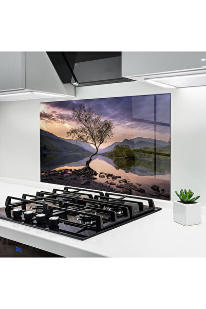 Arthub Panou Sticla Bucatarie, Protectie aragaz, Termorezistent, Peisaje, Lon...