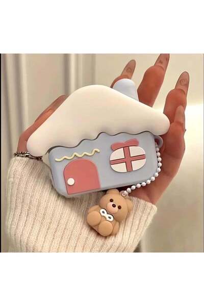 Generic Airpods pro 2 Cartoon Ice Cream House Case