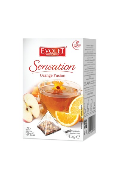 evolet Piramida Orange Fusion Tea 20 pyramid bags 45g