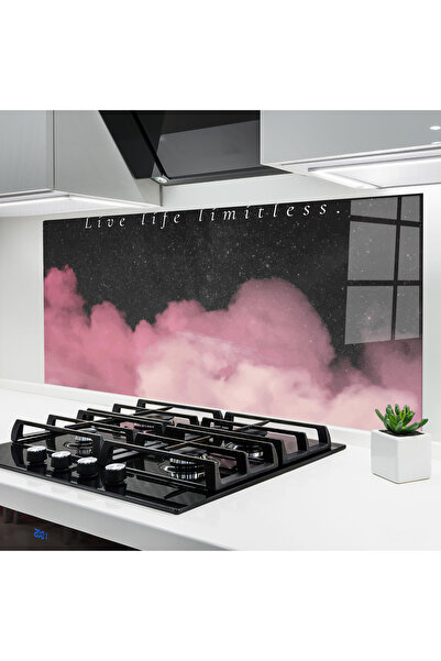 Arthub Kitchen Glass Panel, Stove Protection, Heat Resistant, Landscapes, Clo...