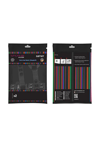 SAMET Master Brake Flat Hinge Black 2 Pack