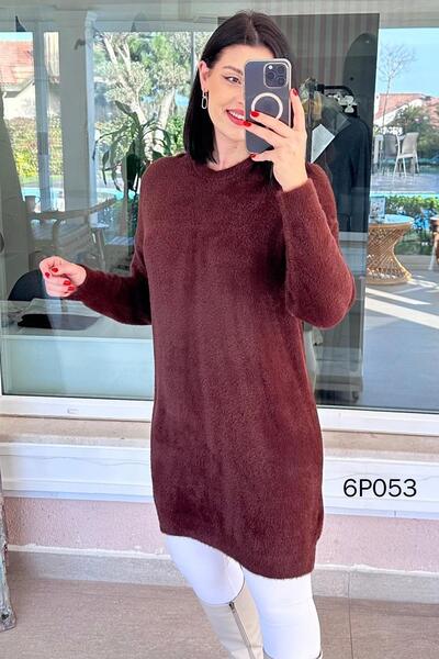 İnce Topuk Prive Series Bearded Knitwear Tunic 6P053