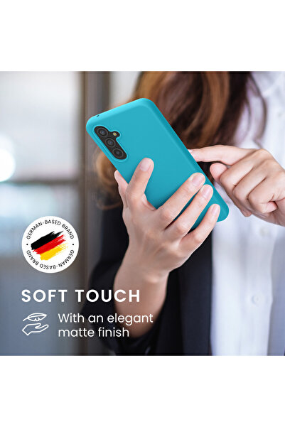 KWmobile Case for Samsung Galaxy A54 5G, Light Blue, Silicone, KWM000018FR044C