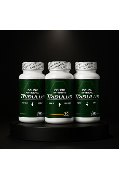 BRKN Panax Ginseng, Tribulus, Shilajit ve Horny Goat Weed Ekstreli 90 x 3 Bit...