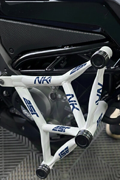 Banxtre CFMOTO NK250 için Lacivert Renk Demir Stickerları Koruma Demiri Stick...