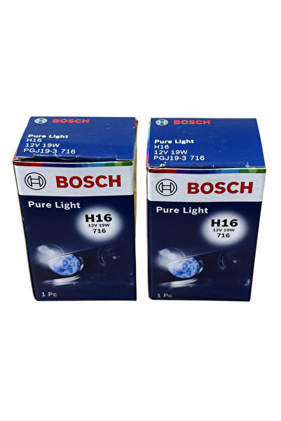 Bosch H16 Ampul 12v 19W 2 Adet Fiyatı (1987 302 089)