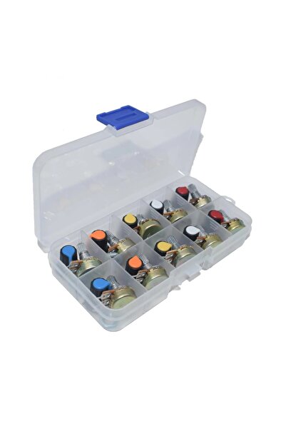 OEM Kit potentiometre B1K 2K 5K 10K 20K 50K 100K 500K 1M 15mm Linear