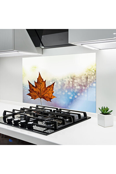 Arthub Kitchen Glass Panel, Stove Protection, Heat Resistant, Landscapes, Bro...