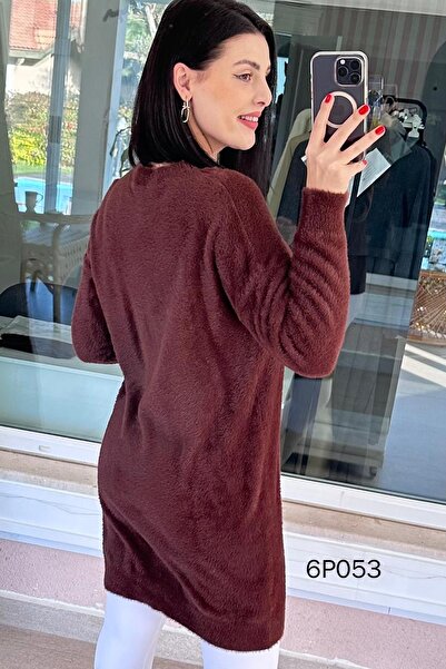 İnce Topuk Prive Series Bearded Knitwear Tunic 6P053