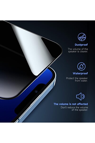 SONORH Privacy Glass Film compatible with iPhone 12 Pro, SONORH, Quick Installation, High Protection