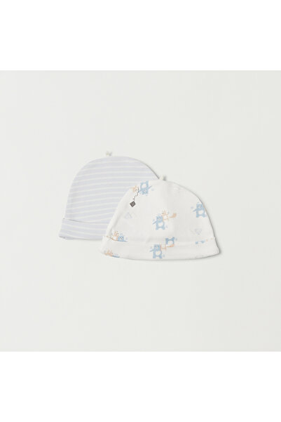 Juniors قبعة بيني مطبوعة - مجموعة من قطعتين