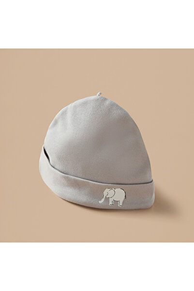 Juniors Elephant Print Beanie Cap - Set of 2