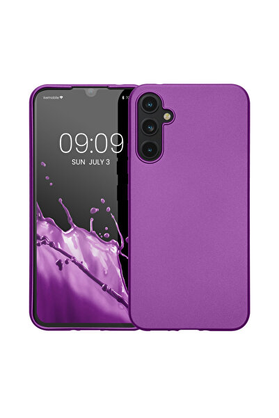 KWmobile Case for Samsung Galaxy A34 5G, Purple, Silicone, 60810.24