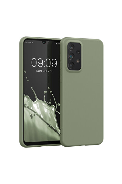 KWmobile Case for Samsung Galaxy A33 5G, Light Green, Silicone, KWM000015FQ015C
