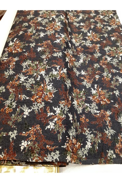 Safir Kumaş Eteklik Şalvarlık Elbiselik Kışlık Tek En Yünlü Ankor Kumaş 2 Metre