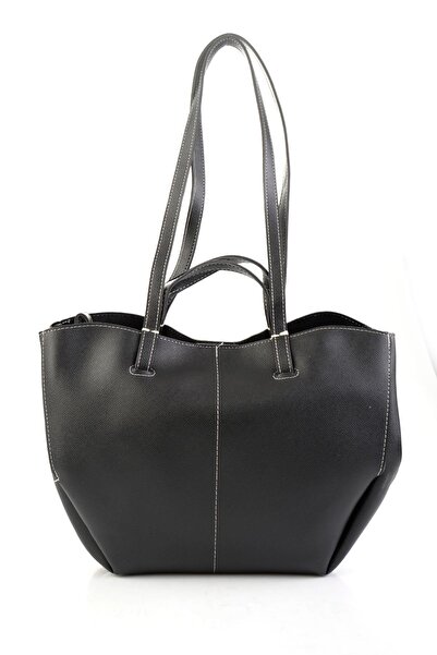 Bambi Siyah Kadın Omuz Çantası C06569000509