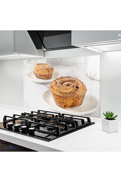 Arthub Panou Sticla Bucatarie, Protectie aragaz, Termorezistent, Alimente, Ci...