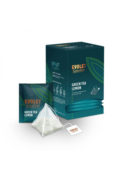 evolet Selection Ceai Verde si Lamaie Piramida 25*2.25gr