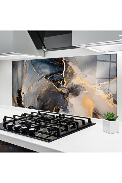 Arthub Panou Sticla Bucatarie, Protectie aragaz, Termorezistent, Abstracte, G...