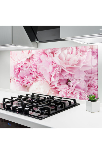 Arthub Panou Sticla Bucatarie, Protectie aragaz, Termorezistent, Flori, Dream...