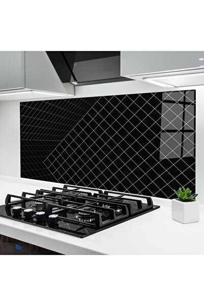 Arthub Panou Sticla Bucatarie, Protectie aragaz, Termorezistent, Abstracte, B...