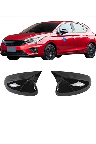 FV-TUNİNG Honda City 2020+ Ayna Kapağı Yarasa Model taiwan İthal Parlaksiyah ...