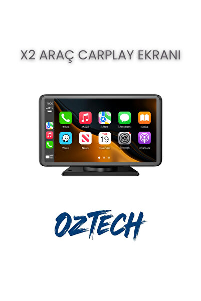 DTULTRA2 X2 Ekranlı Carplay Apple Android Uyumlu 10.2 inç 4K Görüntü Arka/Ön Görüş Kameralı Araç Ekranı
