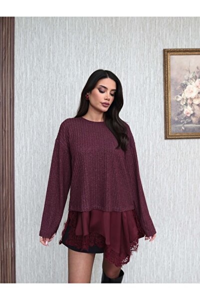 ESRAHELVACI Lace Detail Knitwear Sweater