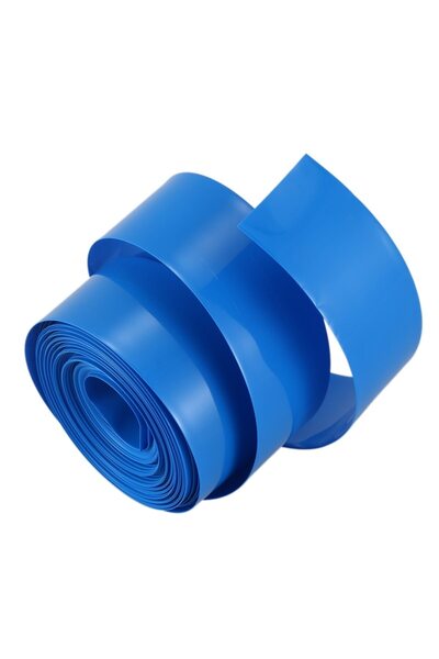 OEM Heat shrinkable foil for 18650, blue, 340mm, 1m