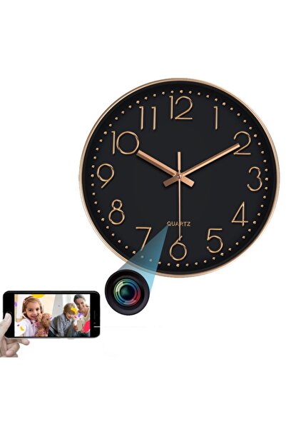 Crocs Security monitoring night vision Mini wireless WiFi wall-mounted clock camera, 1080P HD