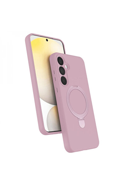 Litae غطاء سامسونج جالاكسي A35 5G ريجال مع حامل ماج سيف - وردي فاتح