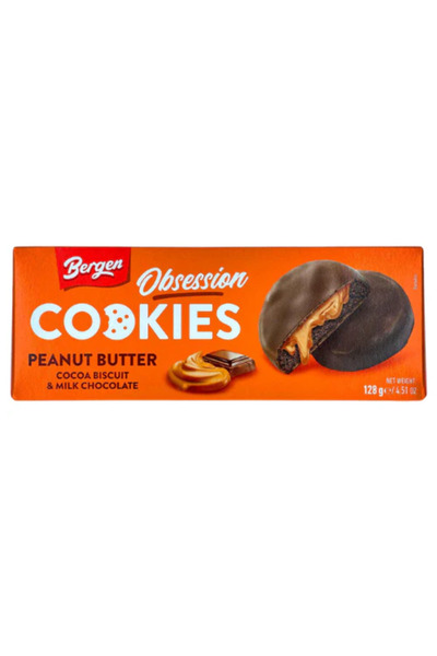 BERGEN Fursecuri Obsession cu unt de arahide și cacao HU 128g