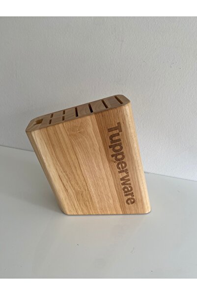 Tupperware Bamboo Knife Stand