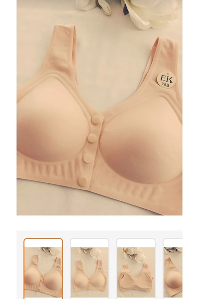 GenelTedarik F.K Wireless Seamless Seam Seamless Let Soft Bra That Can Be Removed