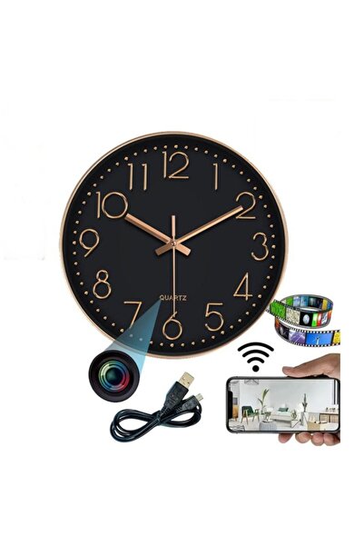 Philips Wall-mounted compact wireless WiFi clock camera, 1080P HD, night vision, security surveillance