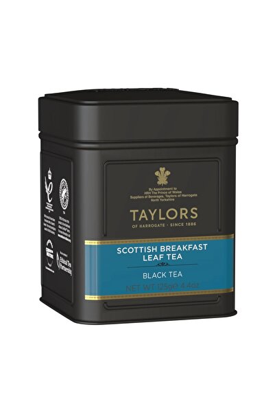 TAYLORS Scottish Breakfast Black Tea, Metal Box, Loose Leaf, 125 gr.