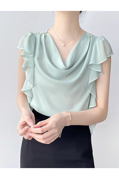 1way Sleeveless summer blouse