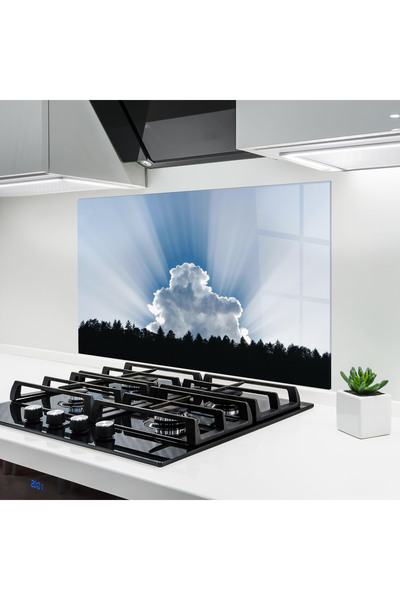 Arthub Panou Sticla Bucatarie, Protectie aragaz, Termorezistent, Peisaje, Big...