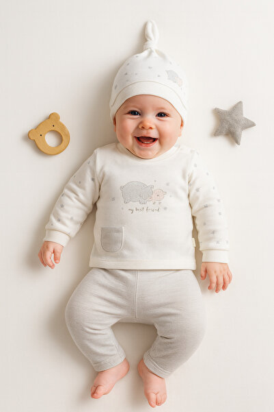 mini mia 100% Organic Cotton Baby Set of 2