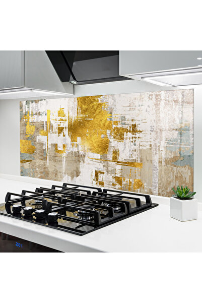 Arthub Panou Sticla Bucatarie, Protectie aragaz, Termorezistent, Abstracte, G...