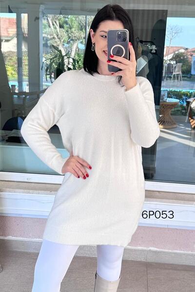 İnce Topuk Prive Series Bearded Knitwear Tunic 6P053