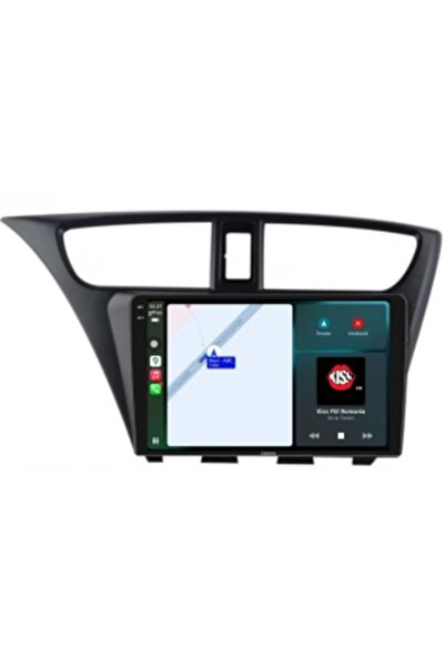 Clarion Dedicated Navigation for Honda Civic 9 Hatchback (2011-2015) 2K QLED, 4GB, 64GB, Octa-Core