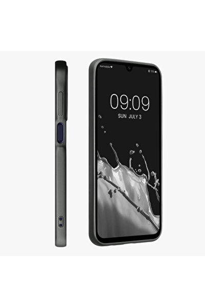 KWmobile Case for Samsung Galaxy A15 5G, Gray, Silicone, KWM000021MJ009C