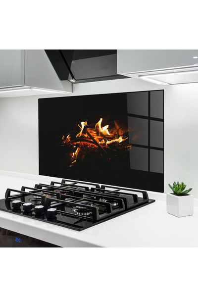 Arthub Panou Sticla Bucatarie, Protectie aragaz, Termorezistent, Feng-shui, F...