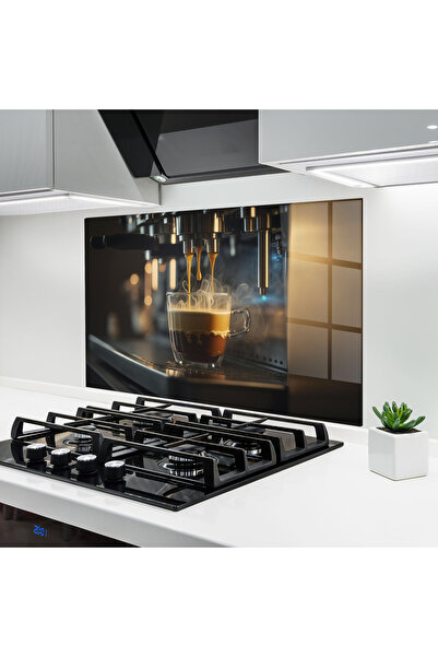 Arthub Panou Sticla Bucatarie, Protectie aragaz, Termorezistent, Alimente, Es...