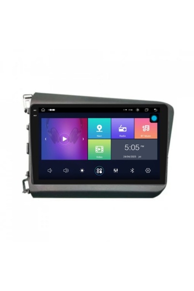 Piloton Navigație pentru Honda Civic 9 Sedan (2011-2015) - 2K, 4GB RAM, 64GB,...