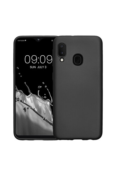 KWmobile Case for Samsung Galaxy A20e, Gray, Silicone, KWM0000102K012C